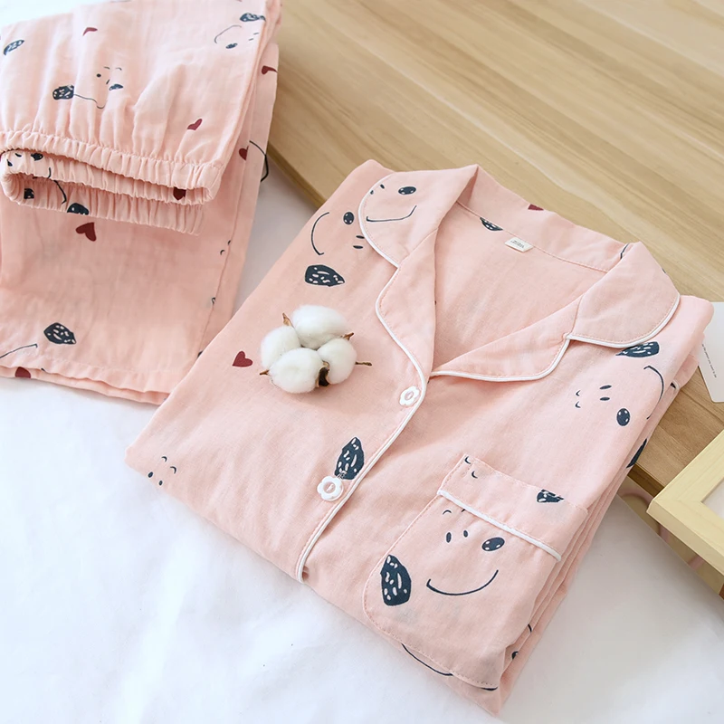 

2 PC New Femme Pajamas Set Spring Feminino Ensemble Clothes Women Cotton Pyjama Loungewear Pijama Suit Mujer Sleepwear Plus Size