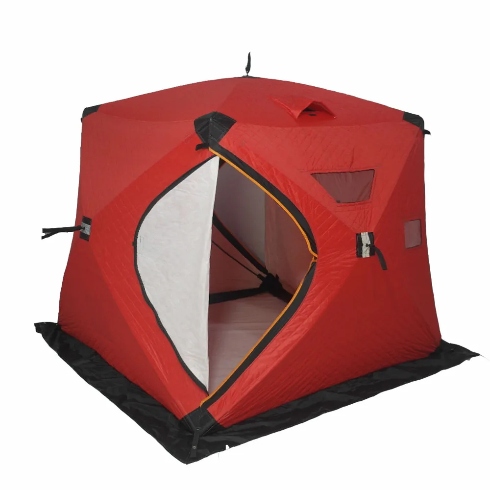 Automatic Ice Fishing Tent, Thicken Warm Dressing Toilet, Bathing Tents, Outdoor Camping, Large Tent, Plus Cotton, 2-3 People