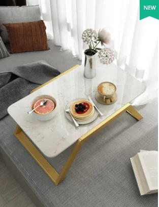 Nordic marble wave window small tea table modern contracted desk tatami small table light luxury day type kang low table Light l