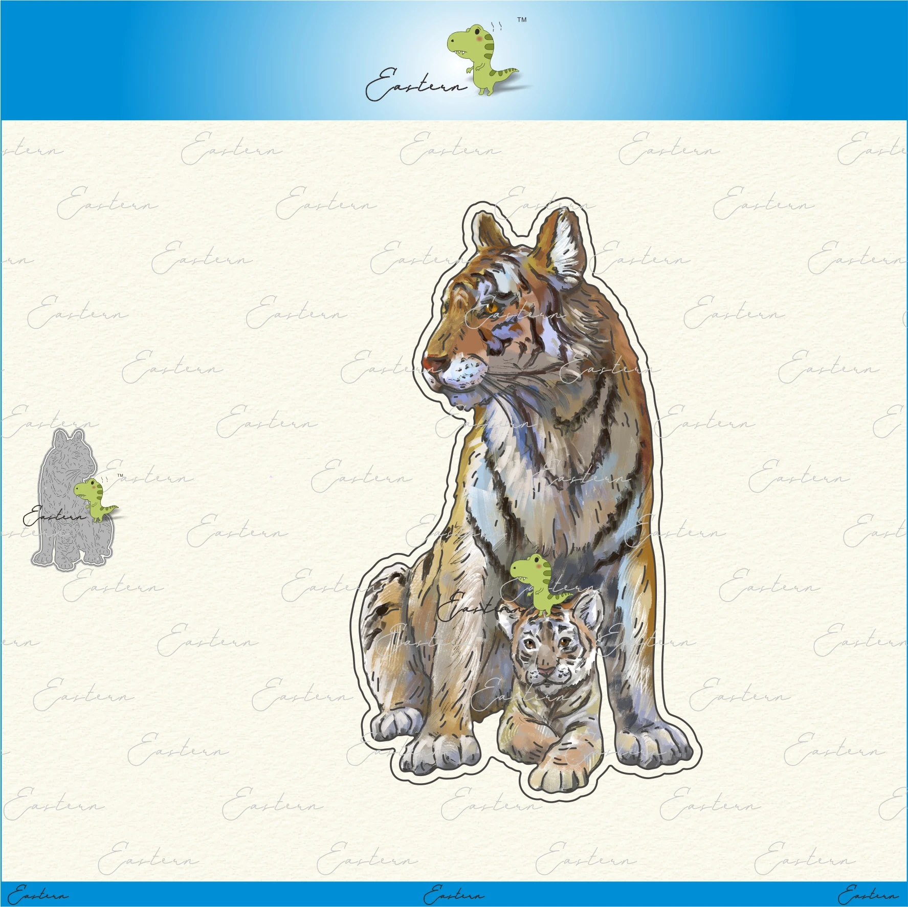 tiger metal cutting dies 2021 new diy mould Scrapbooking Paper Making Embossing tools die cuts crafts dies molds
