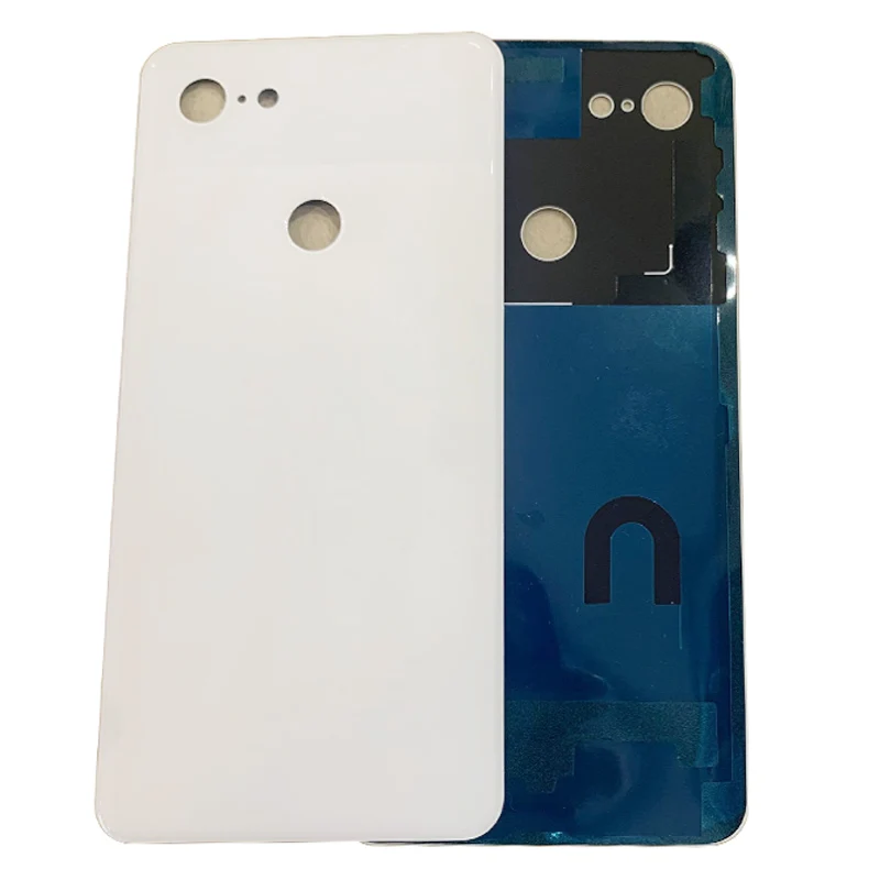 Original Battery Cover Back Glass Panel Door Housing Case For Google Pixel 3 3XL Single Rear Cover with Logo Replacement Parts