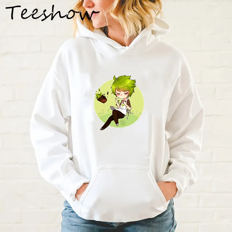 Cookie run Hoodies women's Oversized Print Cartoon Sweatshirt Kawaii Hoody Long sleeve Fleece Hoodie Winter Womens Clothing