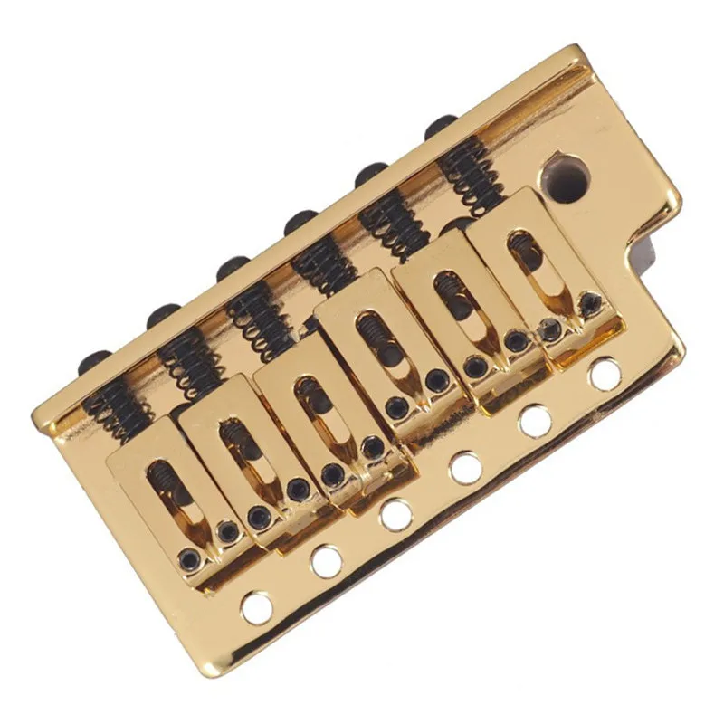 EIN Satz Linkshänder E-Gitarre Brücke Sattel Einzelne Tremolo Brücke System Verdickte Basis Gitarre Zubehör Teile – Detail 4