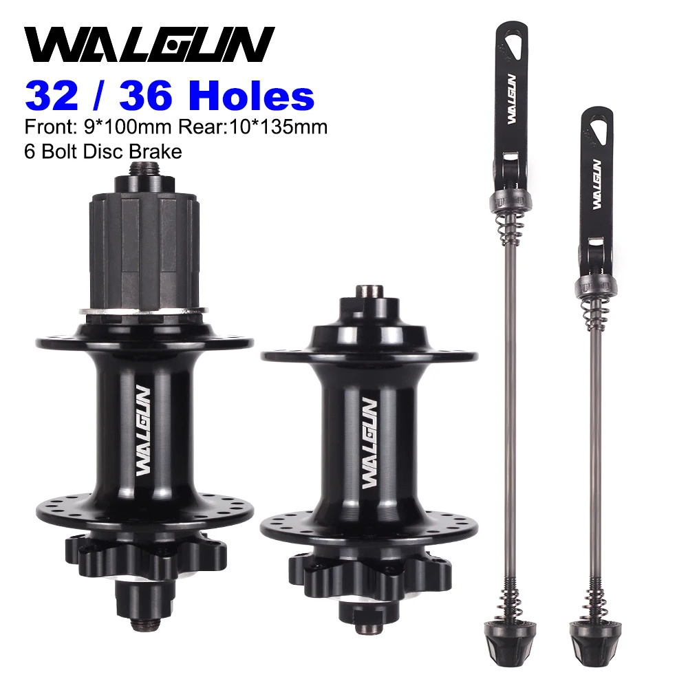 

WALGUN Bike Hub 135MM MTB front rear bicycle hubs Quick Release set 32H 36H Disc Brake Hub for 8 9 10 11 Speed Bike Parts