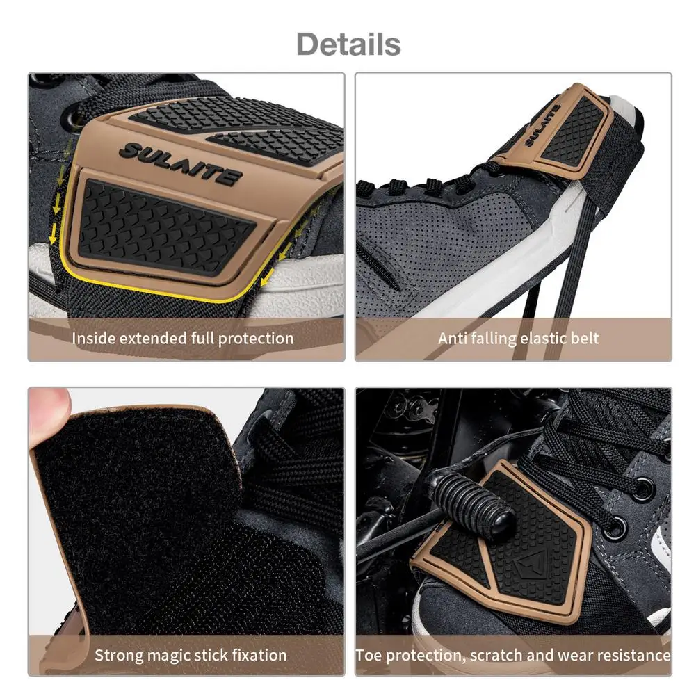 Rubber Motorcycle Shift Pad Motorbike Anti-Slip Gear Shoes Cover Motorcycle Moto Boots Shifter Guards Protector Pad Accessories