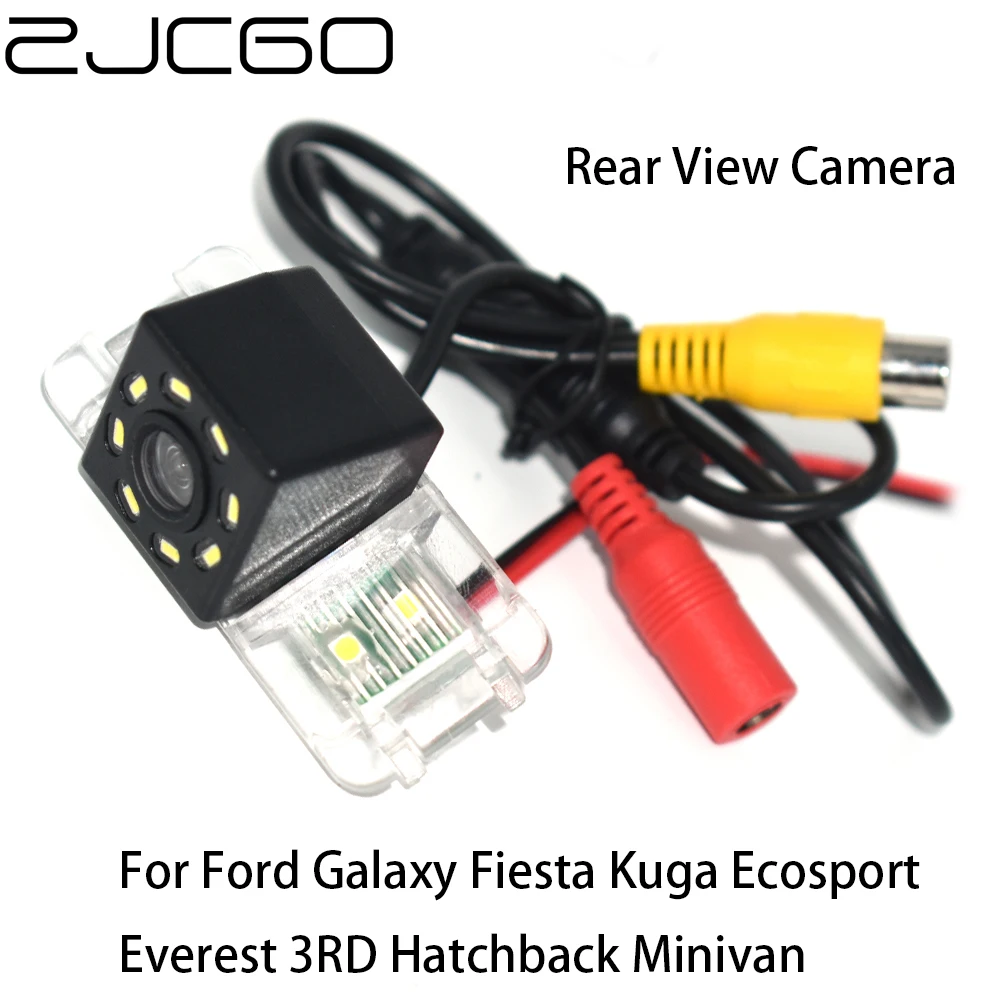 

ZJCGO HD CCD Car Rear View Reverse Back Up Parking Camera for Ford Galaxy Fiesta Kuga Ecosport Everest 3RD Hatchback Minivan