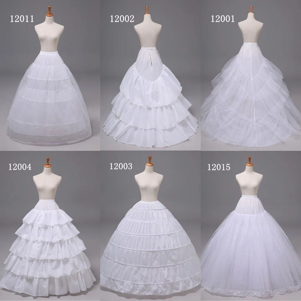 Bridal Gown Train/Mermaid/A-line Wedding Petticoats Underskirt Crinoline Slips