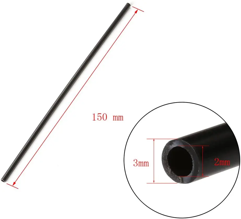 5PCS 15cm Kunststoff Schutz Antenne Rohr Mit Kappen Für Futaba FrSky Jumper RadioMast Empfänger RC Drone Racing boot Teile – Detail 2