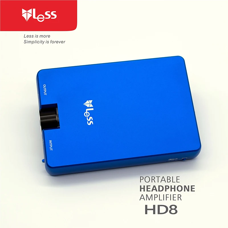 

LESS HD8 Single End HEADPHONE AMP. Lishen portable full discrete amp