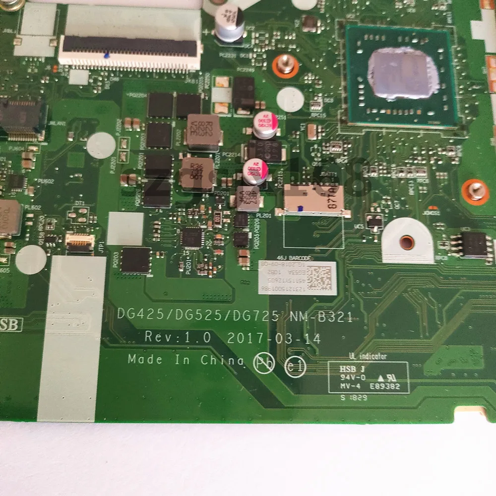 Imagem -03 - Lenovo Ideapad 32015ast 330-15ast Placa-mãe do Portátil Nm-b321 A9-9425 Cpu Placa Gráfica Integrada