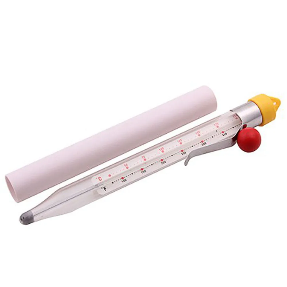 Hot Food-safe Kitchen Temperature Read Stick Thermometer Cooking Jam Sugar Candy Household Thermometers Household Merchandises