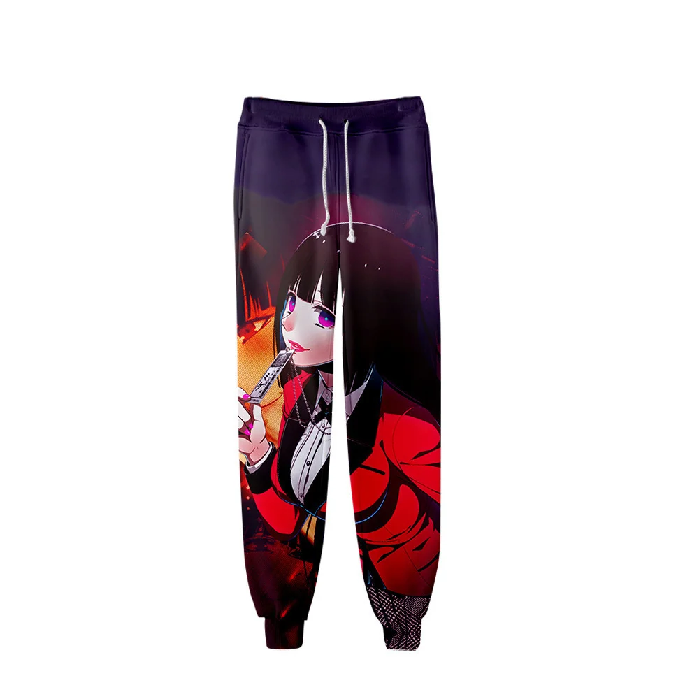 Kakegurui Long Pants Sweetpants Realistic 3D Print Anime Cosplay Jabami Yumeko Men Women Streetwear Athletic Sports Trousers