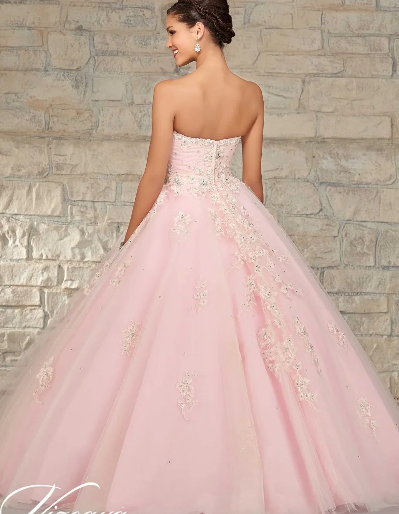 Robe de princesse Quinceanera 16 pour débutantes, tenue de bal en ligne, bon marché, Champagne, menthe, vert, rose, boléro, 15 ans, 2018