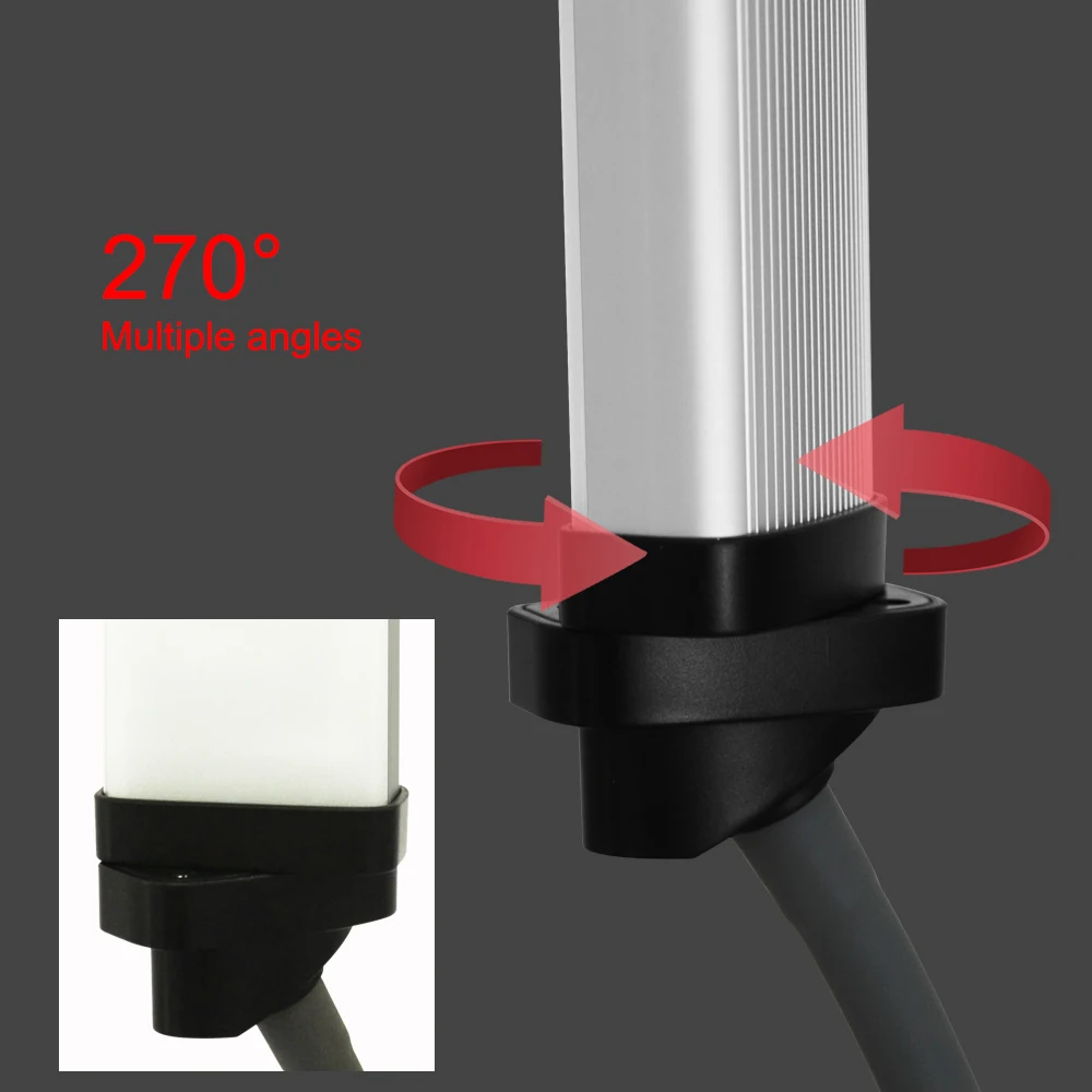 Lámpara de relleno de maquillaje, anillo de luces con trípode para tatuaje de pestañas, salón de belleza FX800, lámpara Led de vídeo, iluminación de relleno regulable bicolor