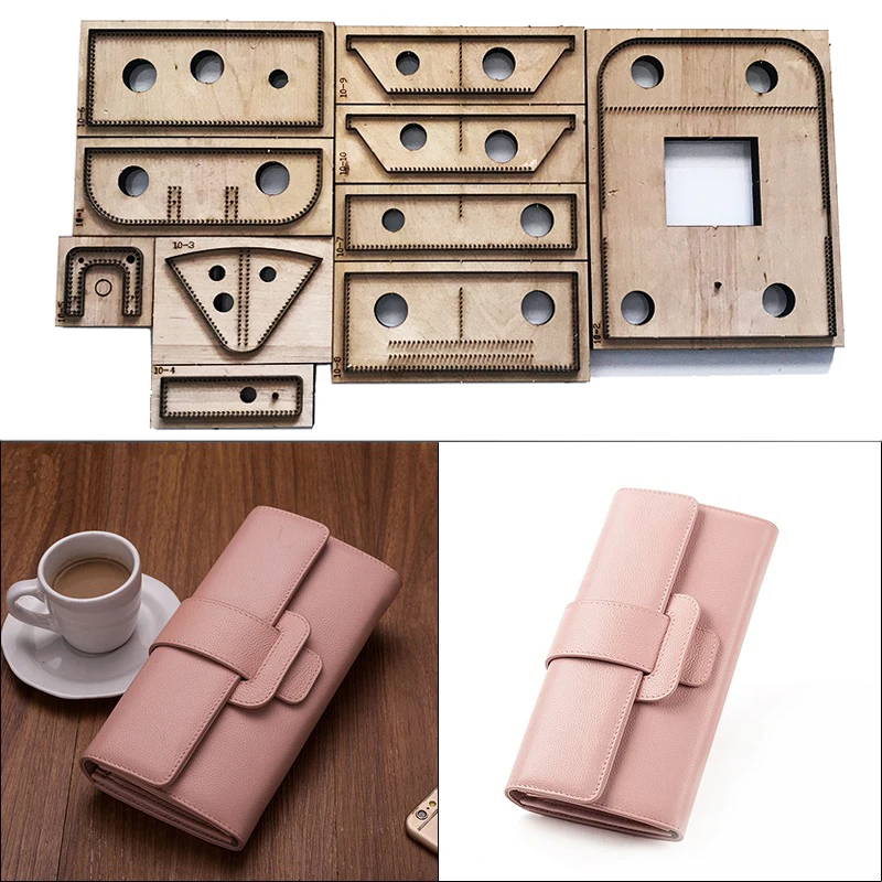 

New Japan Steel Blade Rule Die Cut Punch Wallet card bag Cutting Mold Wood Dies for Leather Cutter for Leather Crafts