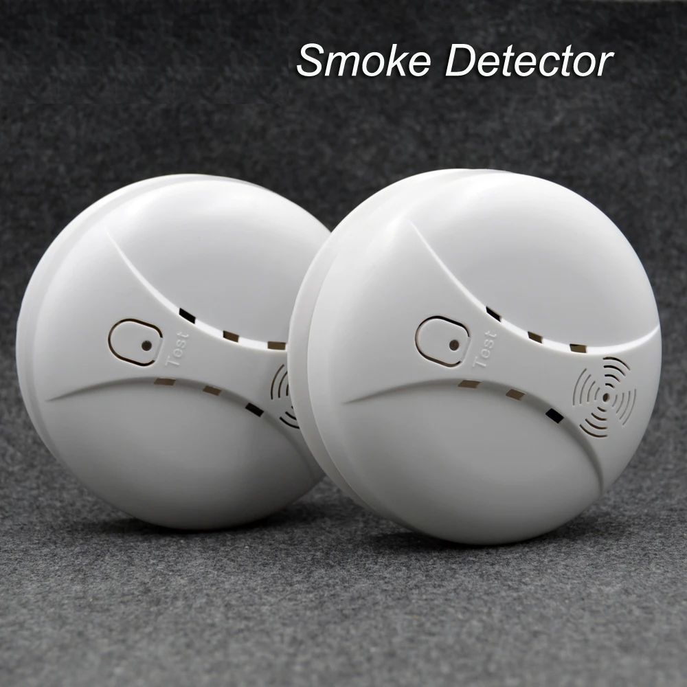 

independent photoelectric fire smoke detector alarm high sensitivity safety protection standalone sensor Home security