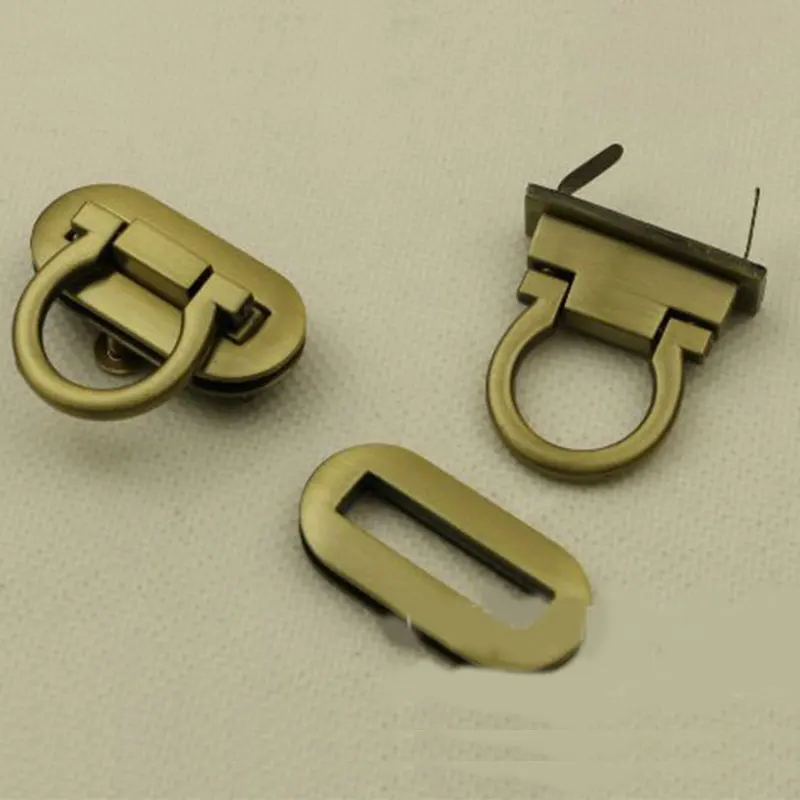 Turn Lock Twist Locks For DIY Handbag Metal Lock For The Bag Money Clasp Craft Bag Purse Hardware Accessories Wholesale 4 Colors