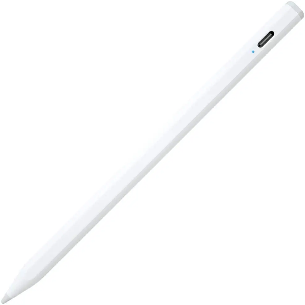 

Magnetic Stylus Pen for Ipad 16 Hours of Continuous Use White Sleek Design Full Charge in 60 Minutes