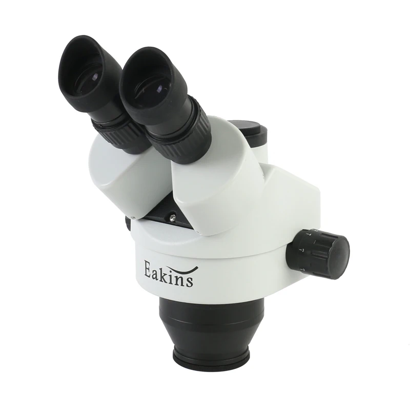 3.5X 7X 45X 90X Simul-Focus Parfocal Trinocular Stereo Microscope Head WF10X Eyepiece Diopter Observation Amplification Display