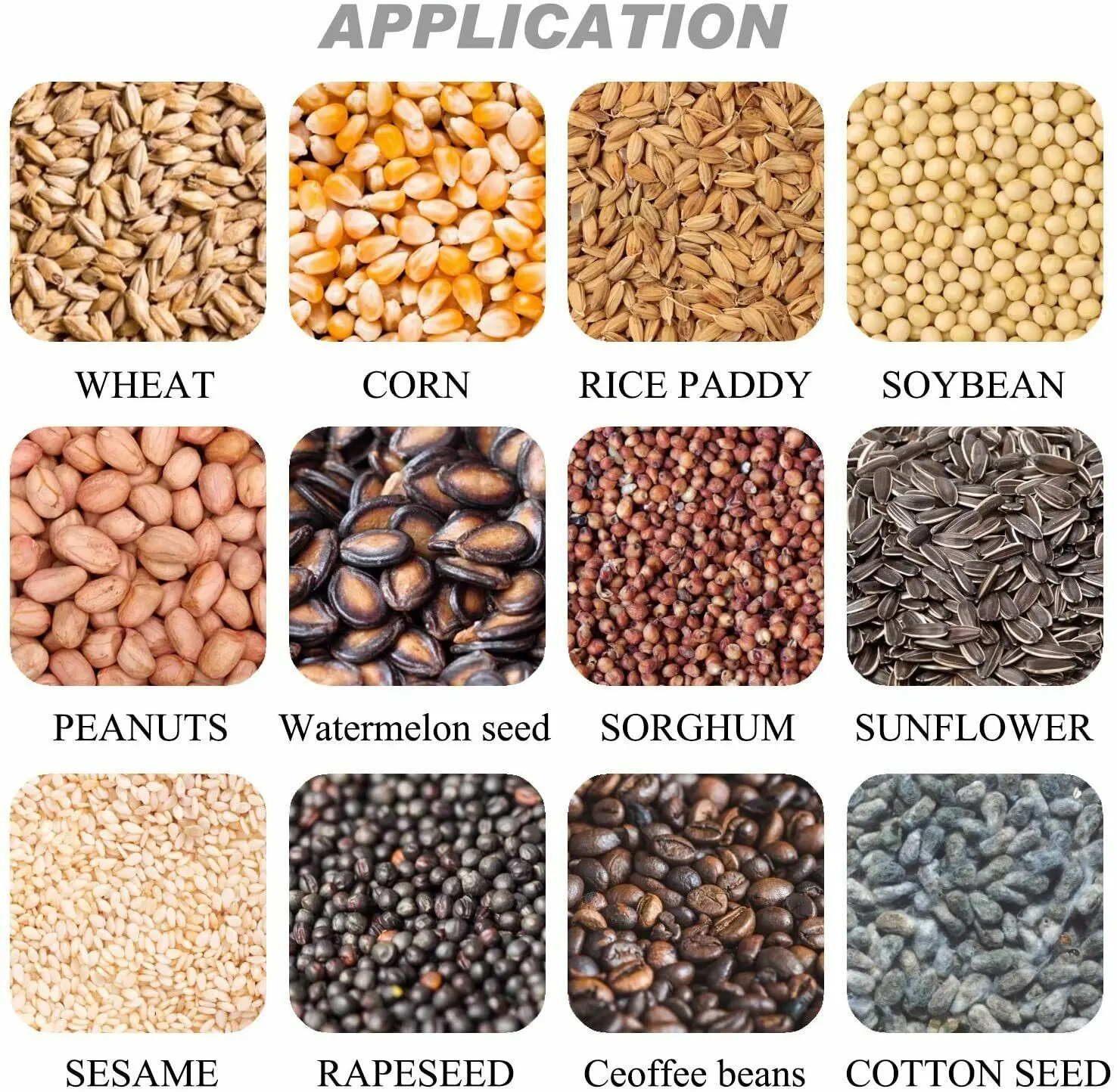 Calibre do medidor de umidade da grão 24 tipos verificador do temp da umidade da grão com escala 8%-35% para o trigo do arroz do paddy do milho