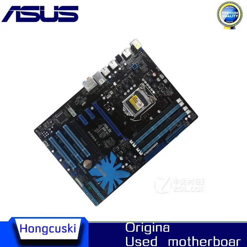 P55 H55 Mainboard LGA1156 For Asus P7P55 LX Desktop Motherboard Socket LGA 1156 i3 i5 i7 DDR3 16G ATX Original Used Mainboard