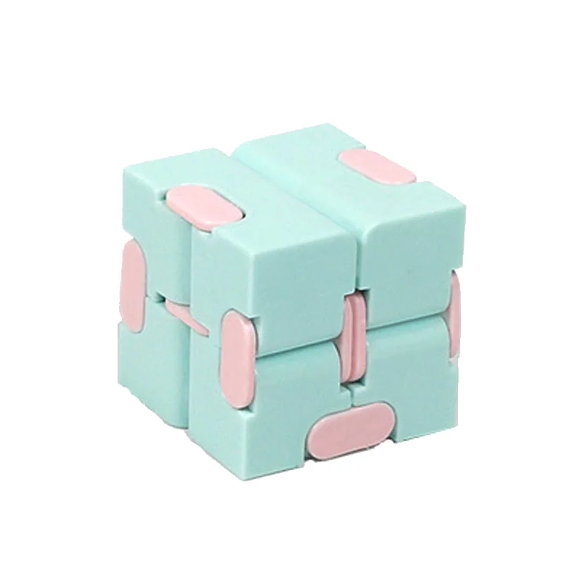 Children Adult Decompression Toy Infinity Magic Cube Square Puzzle Toys Relieve Stress Funny Hand Game Four Corner Maze Toys