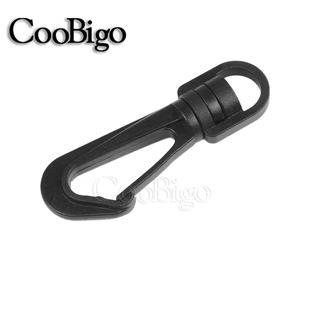 5Pcs Plastic Swivel Snap Hooks Hardware Side Release Buckle for Paracord Backpack Straps Bag Parts