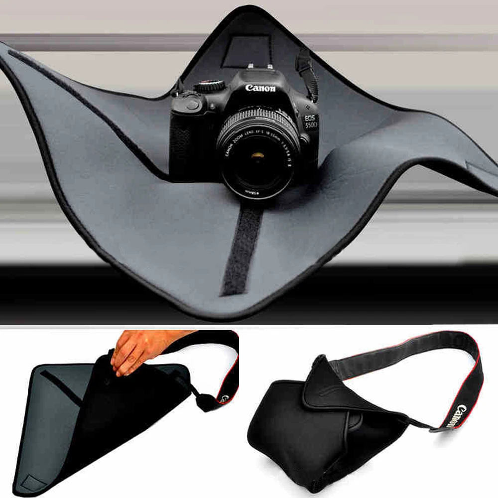 Foldable Camera Wrap Cloth Cover Waterproof Shockproof Neoprene Protective Cover For DSLR Camera Lens Photo Studio Accessories