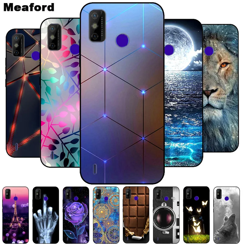 

For Tecno Spark 6 GO Case Shockproof Soft silicone TPU Back Cover For Tecno Spark 6 Go Phone Cases Spark6 GO Case Cute Cartoon