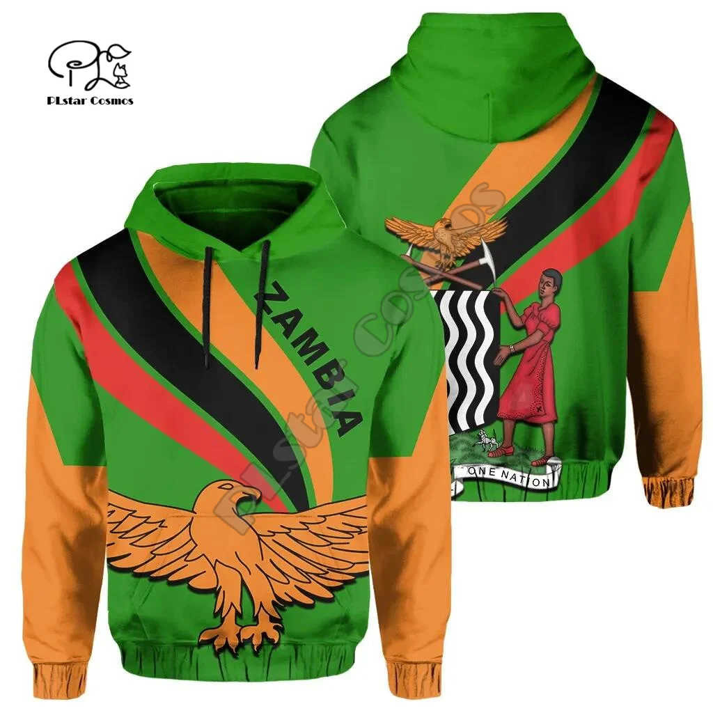 

PLstar Cosmos Newest Africa Zambia Country Flag Tribe Culture Tattoo Pullover 3DPrint Men/Women Harajuku Autumn Funny Hoodies A9