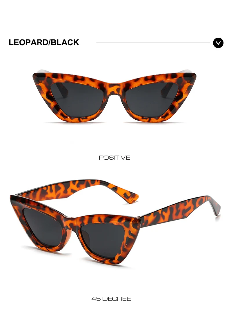 OEC CPO Retro Cat-Eye-Sonnenbrille für Damen, modisch, bunt, grün, Sonnenbrille, Vintage-Sonnenbrille, Brillen, Oculos Lunette De Soleil – Detail 10