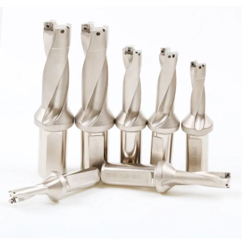 SP C25 SD21 21 MILÍMETROS-25.5 MM U indexable insert brocas de Perfuração Buraco Raso 2D 3D 4D 5D Rápido broca CNC Para SP Tipo de Inserções