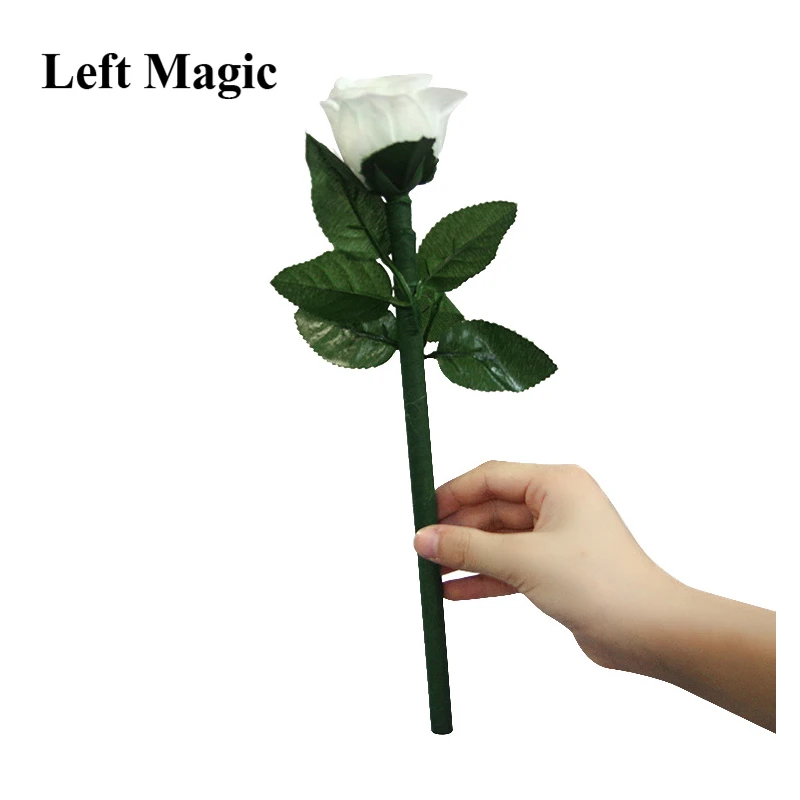 Discoloration Roses (4 Colors Change) Magic Tricks Colors Change Flower Magie Stage Street Illusion Props Comedy Gimmick