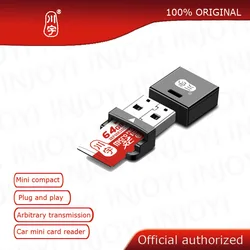 Kawau Microsd Card Reader 2.0 USB Mini Card Adapter with TF Card Slot C292 Max Support 128GB Memory Card Reader for Computer