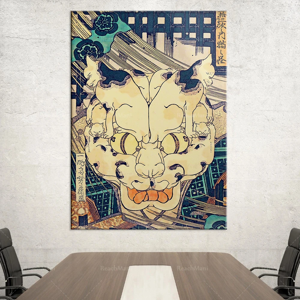 

Cat Person - Utagawa Kuniyoshi Artwork - Japanese Art Print