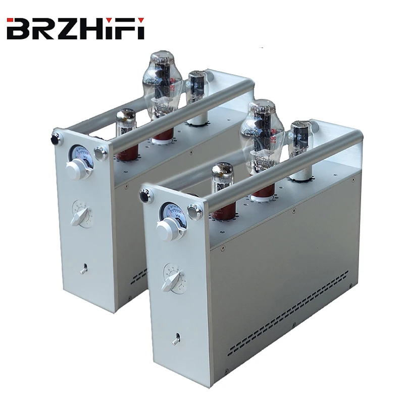 BRZHIFI Audio A80 300B Dual Mono Pure Class A Tube Amplifier HiFi Kiri dan Kanan Channel Split Sound Audioplie Home Tube Amp