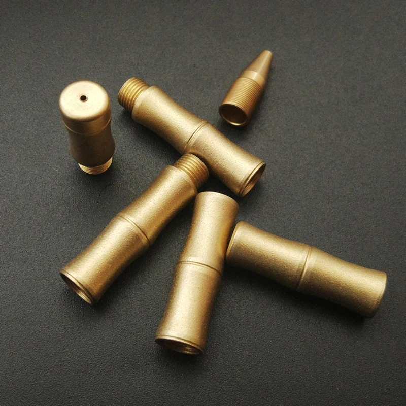 Matte golden classic messing reverse bambus geschenk Rollerball Stift