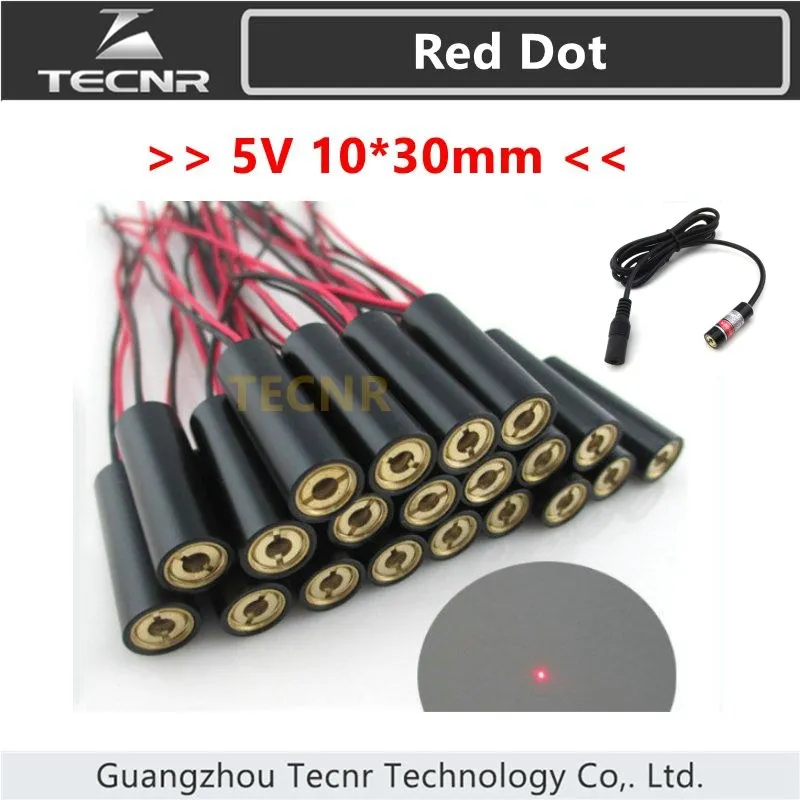 Módulo de diodo, conjunto de punto rojo, posicionamiento DC 5V para cabezal de corte de grabado láser Co2