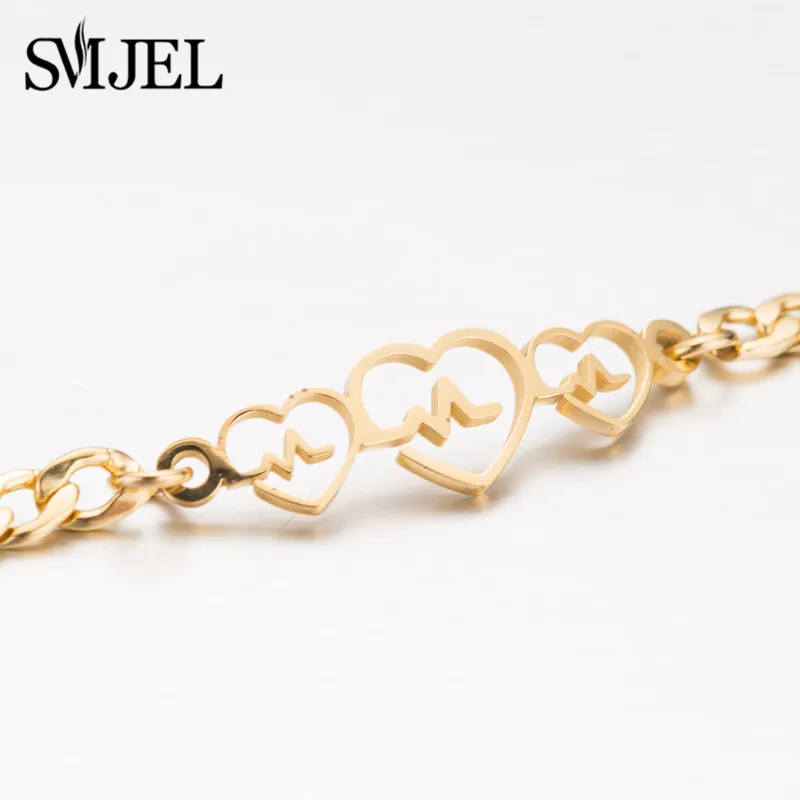Stainless Steel Love Heart Infinity Bracelets For Women Party Gift Fashion Joyas de Charm Bracelets Jewelry Valentine\'s Gift
