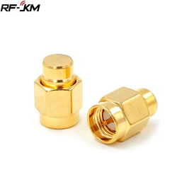 2pcs 2W 6GHz 50 ohm SMA Male RF Coaxial Termination Dummy Load Gold Plated Cap Connectors Accessories