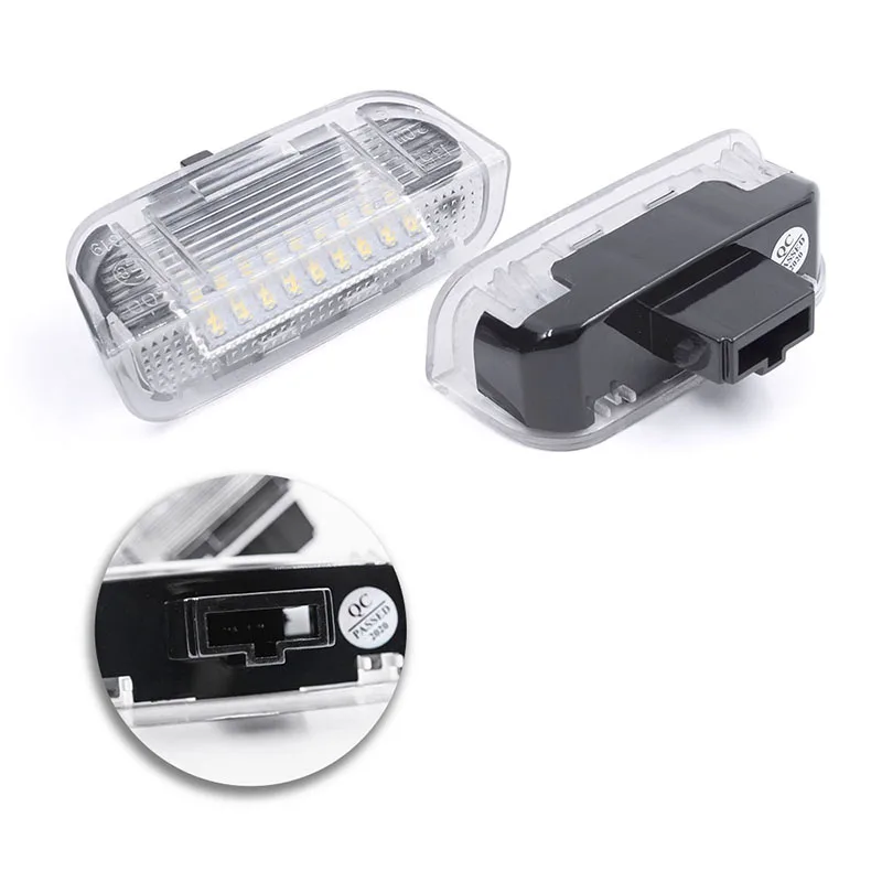 For VW Golf 5/6/ Plus Passat CC Jetta Scirocco Sharan Tiguan EOS Front Rear SMD White Led Door Courtesy Welcome Lights Lamps