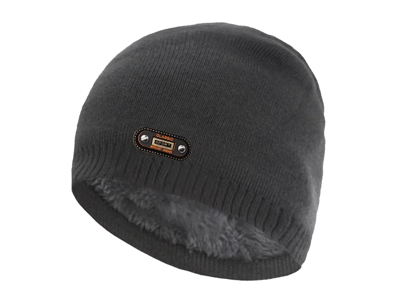 Mode Gestrickte Hut Männer Winter Hüte Für Frauen Skullies Beanies Capentrock Beanie Hut Pelz Gorro Dicke Warme Motorhaube männer Winter Kappe – Detail 13
