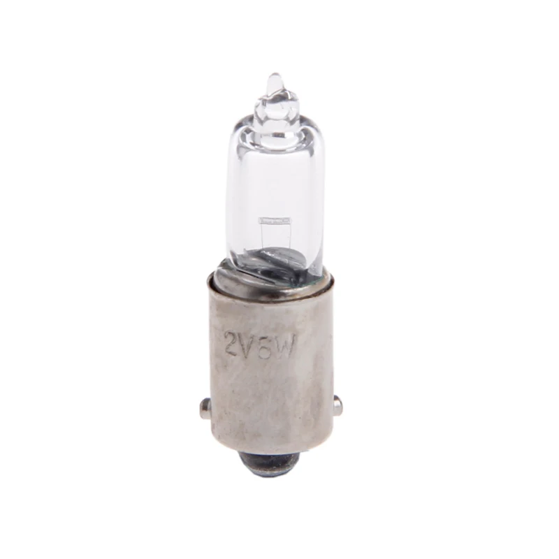 10Pcs H6W 434 BAX9S 12V 6W Clear Glass Clearance Light Miniature Lamp C2R Filament Car Bulbsc dropshipping Balaclava