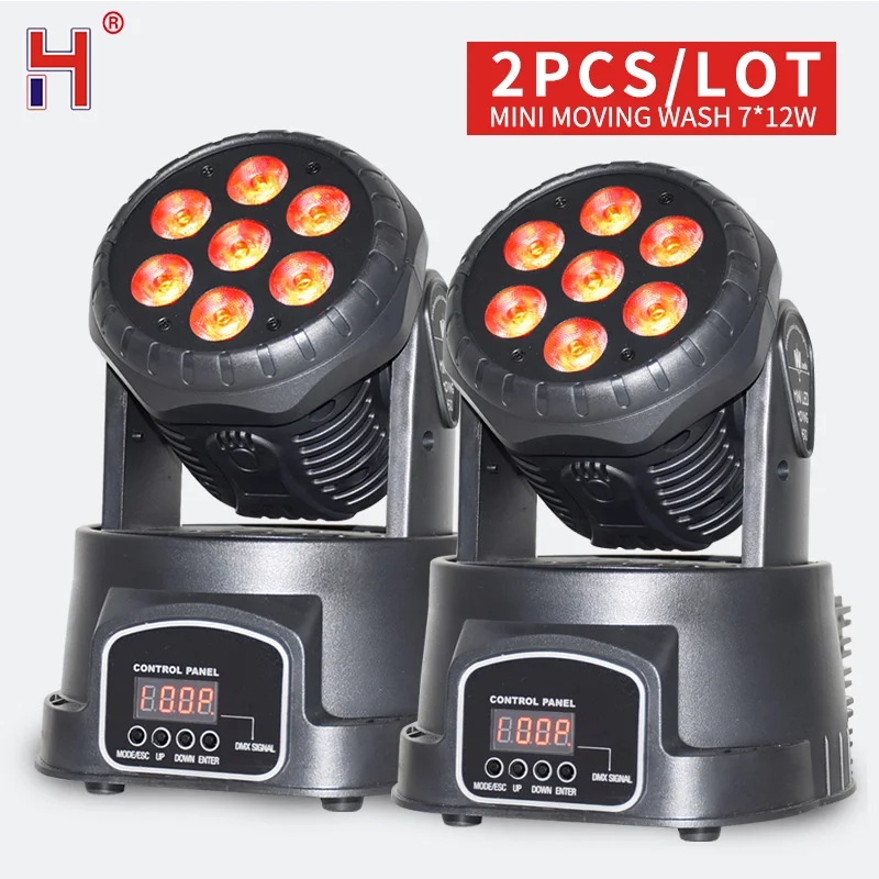 lavagem de lira 7x12w led moving head spot dmx iluminacao de palco com 14channes de alta qualidade cabecas moveis decoracoes de festa de discoteca 01