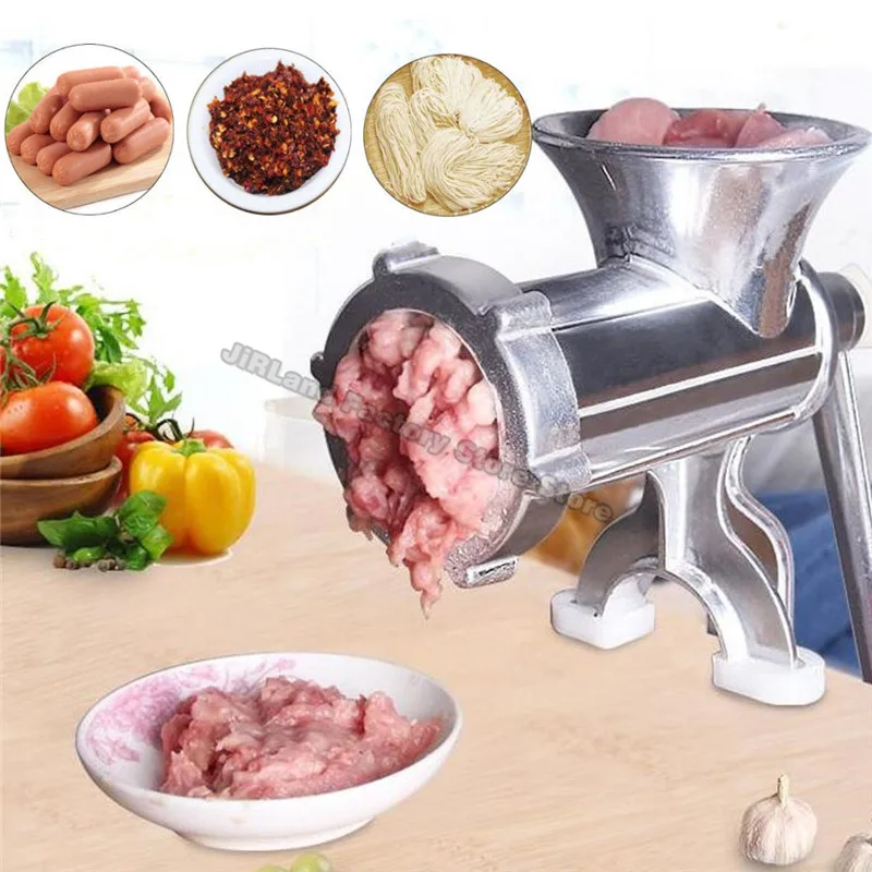 Manual meat grinder Sausage filling machine Household hand crank mincer Stuffing machine Cooking machine