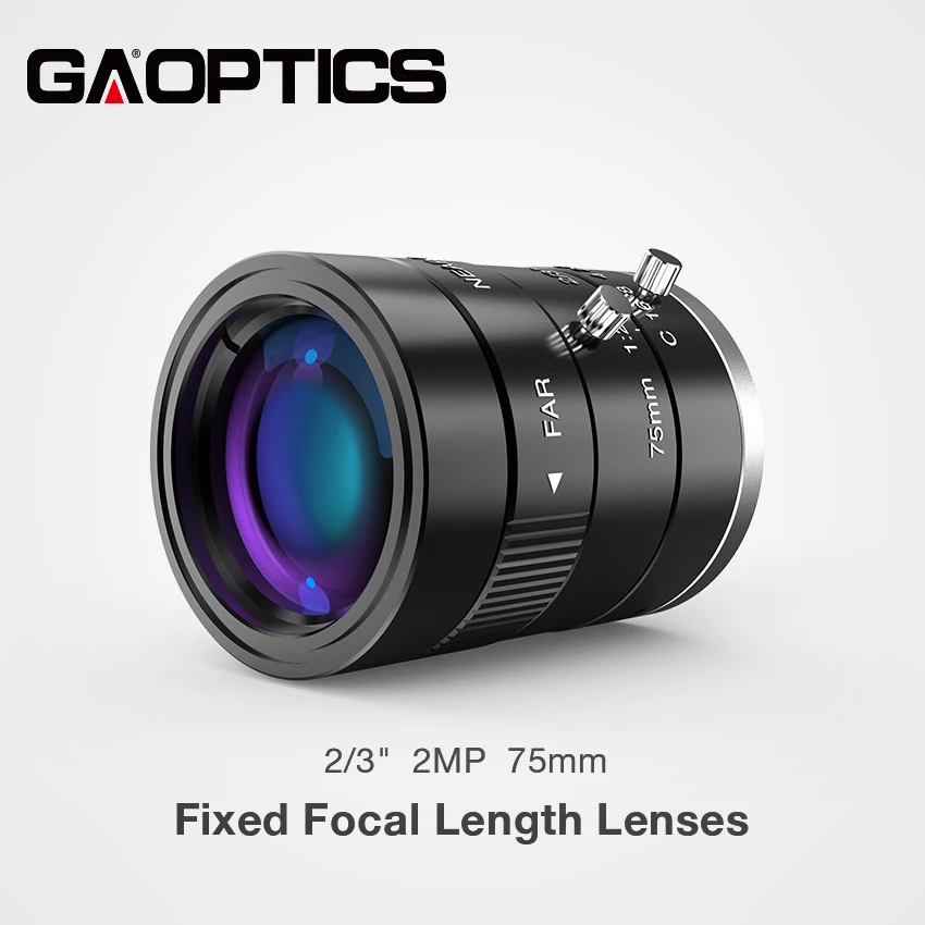 

Low Cost 2/3" Manual Iris Factory Automation Fixed Focal Length Lenses