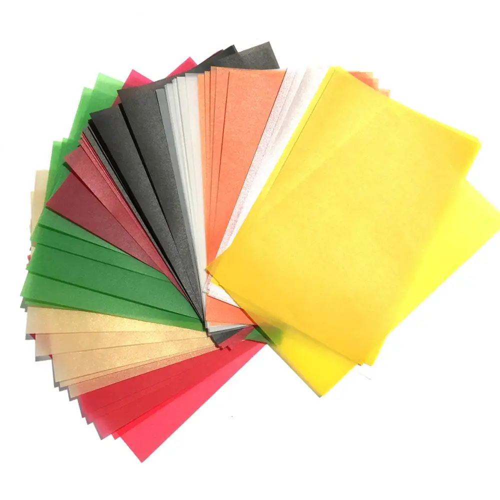 15*10cm BACK POST CARD Paper white Tracing paper colorful Sulfuric Acid Paper