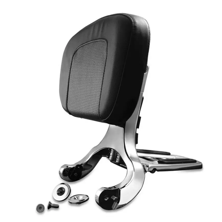 Motorcycle Rider Driver Passenger Backrest Back Rest For Harley Davidson Touring Street Glide Breakout Fat Boy Dyna Sportster