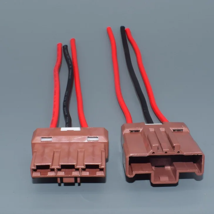 Shhworldsea Brown 3 Pin Way Male Female 7.8mm HD Series Electric Wire Harness Auto Connector Plug 6098-0208 6098-0210