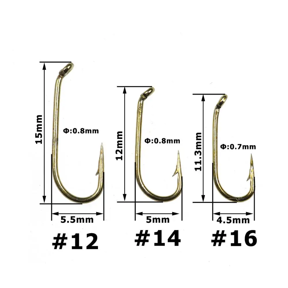 ICERIO 8PCS Copper John Rubber Legs Nymphs Tying Hook Trout Fishing Fly Lure Baits